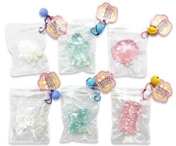 Игрушка DJ-161 "Фигурное ассорти" мялка-антистресс, 4х3см, и декором