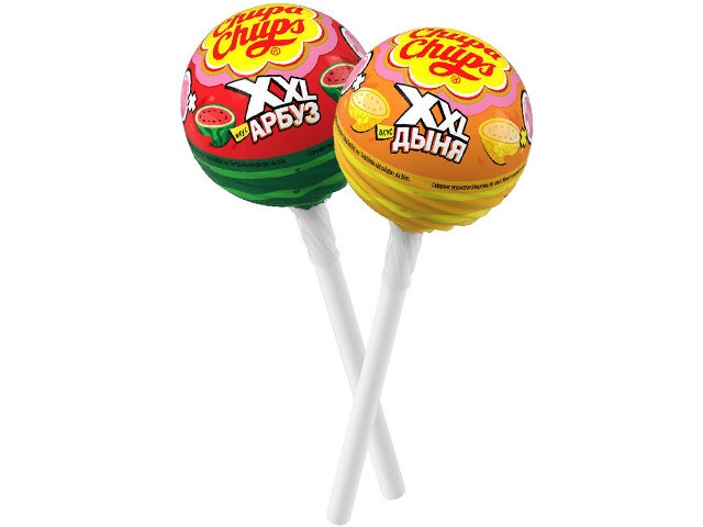 Чупа чупс XXL, 29г, Арбуз и дыня