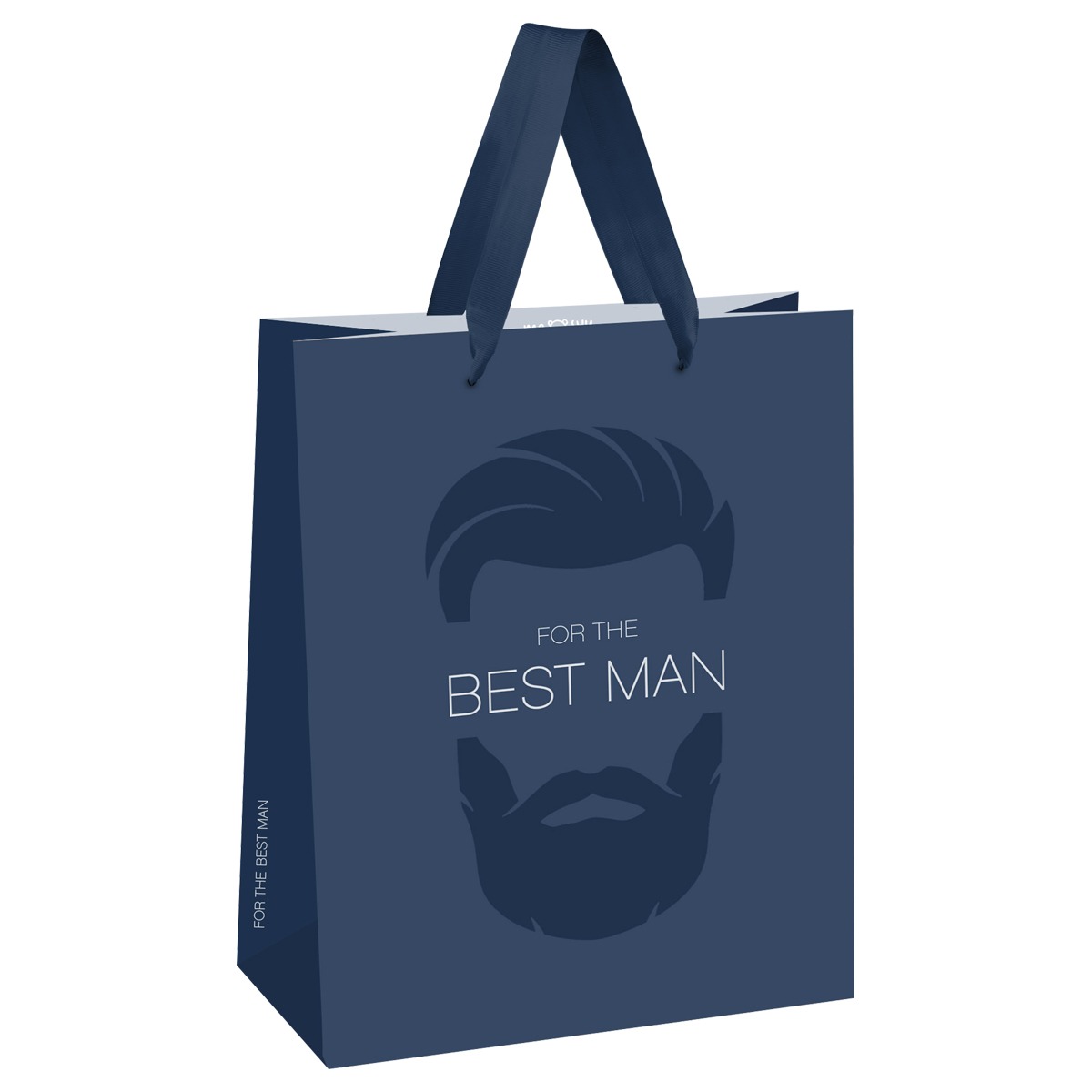 Пакет подарочный 26*32*12см MESHU "Real man", матовая ламинация