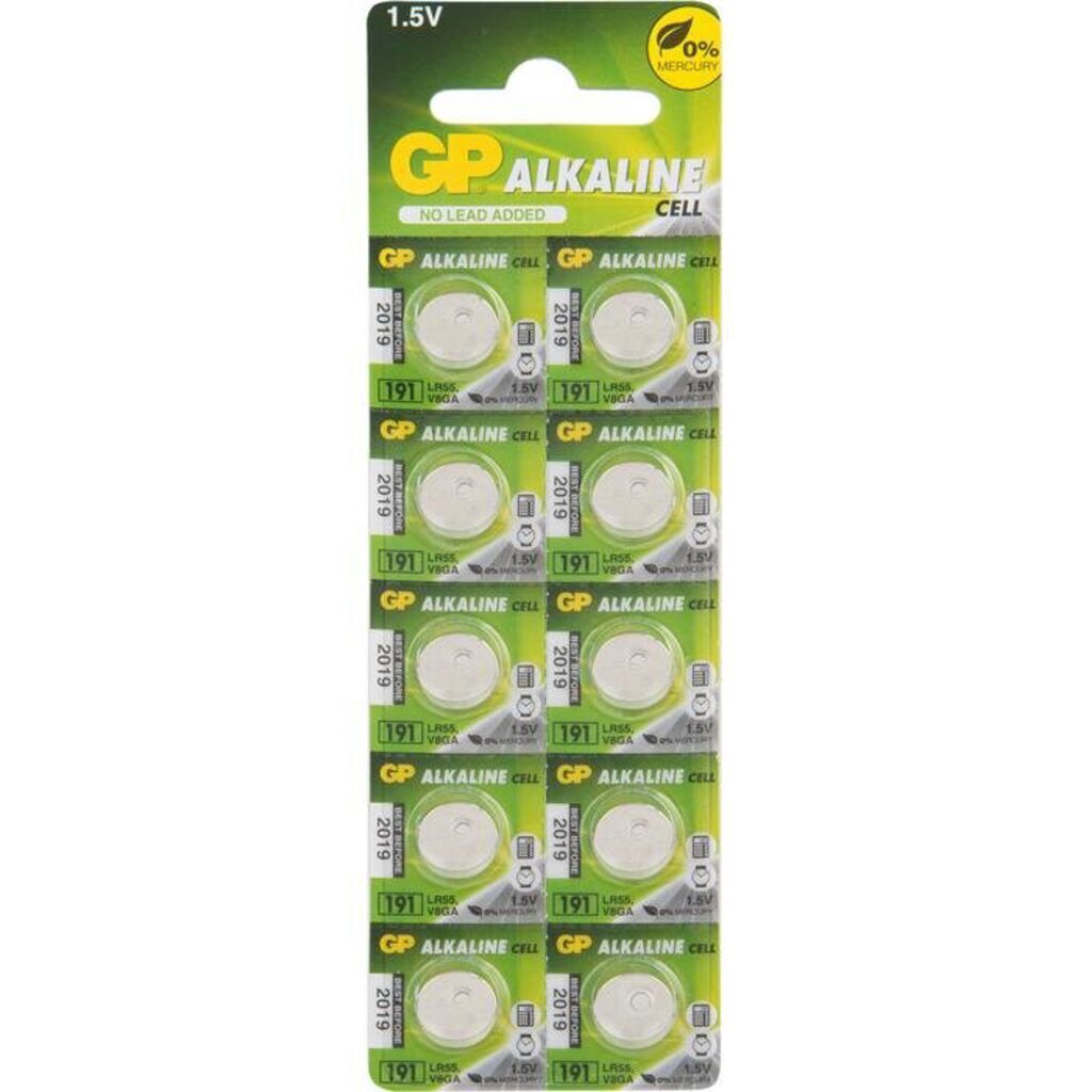 Батарейка-таблетка G-13 (LR44) GP Alkaline, блистер, цена за 1 шт