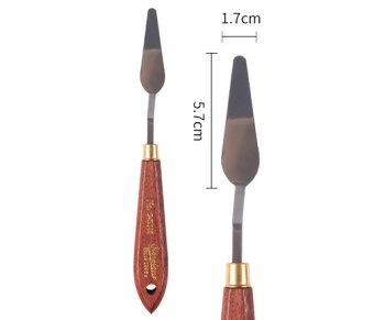 Мастихин DJ-38 Лопатка 20см, размер лопатки 57х17мм, в ПВХ-пакете G-K007 (1/24/480)