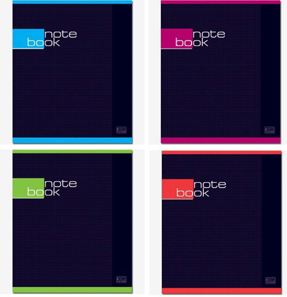 Тетрадь А5 48л кл. Полином "Строгая Тетрадь", мат., ВД-лак