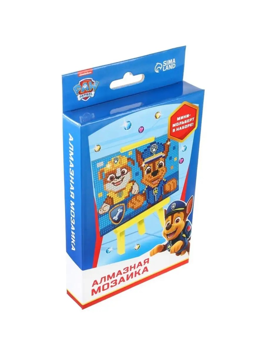 Алмазная мозаика для детей Paw Patrol "Щенки-герои"   9240435