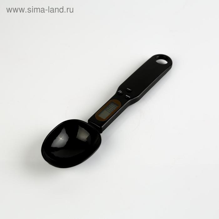 Весы кухонные Luazon LV-507, электронные, до 0.5 кг, чёрные