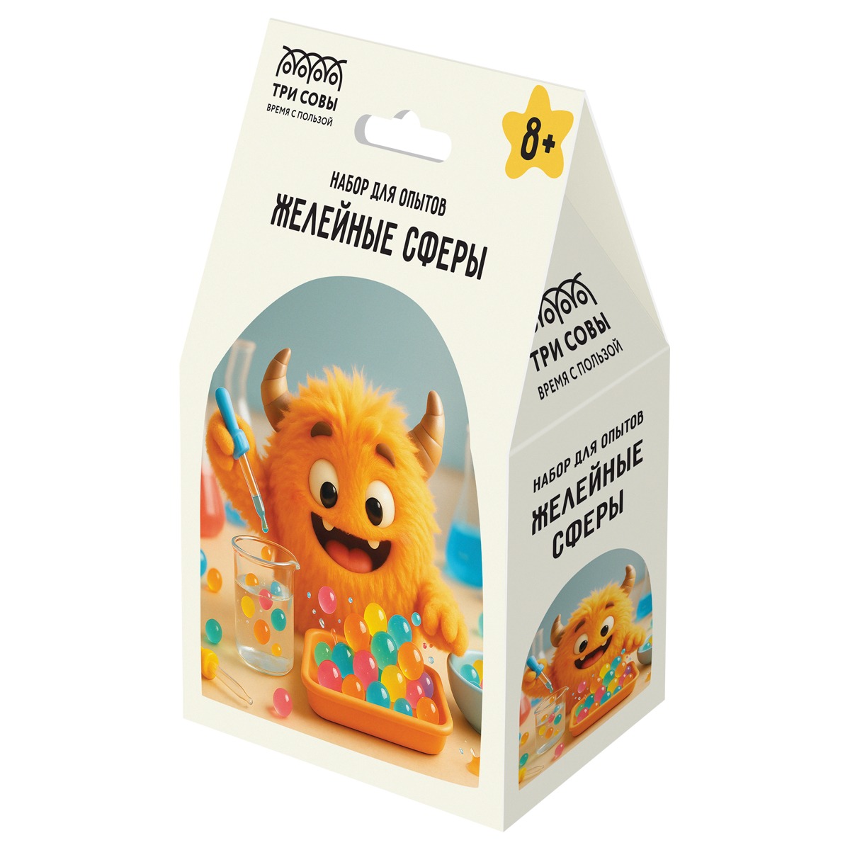 Набор для проведения опытов ТРИ СОВЫ "Желейные сферы"