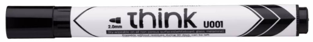 Маркер Deli для белой доски 2мм черный Deli