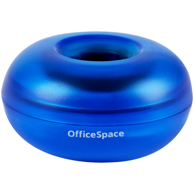 Скрепочница магнитная OfficeSpace, тонированная синяя