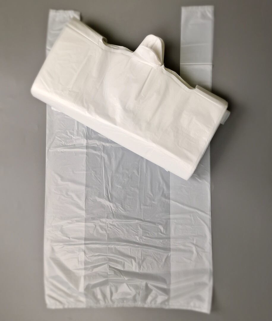 Пакет "Майка" 30+14*55 30 мкм. 100шт. белая