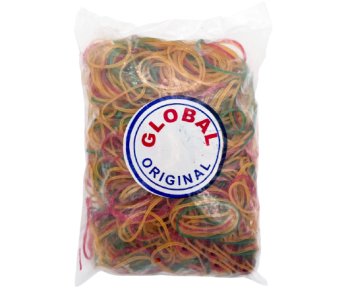 Резинки д/денег 500 гр. цветные DN-276 длина 60мм 1000 штук
