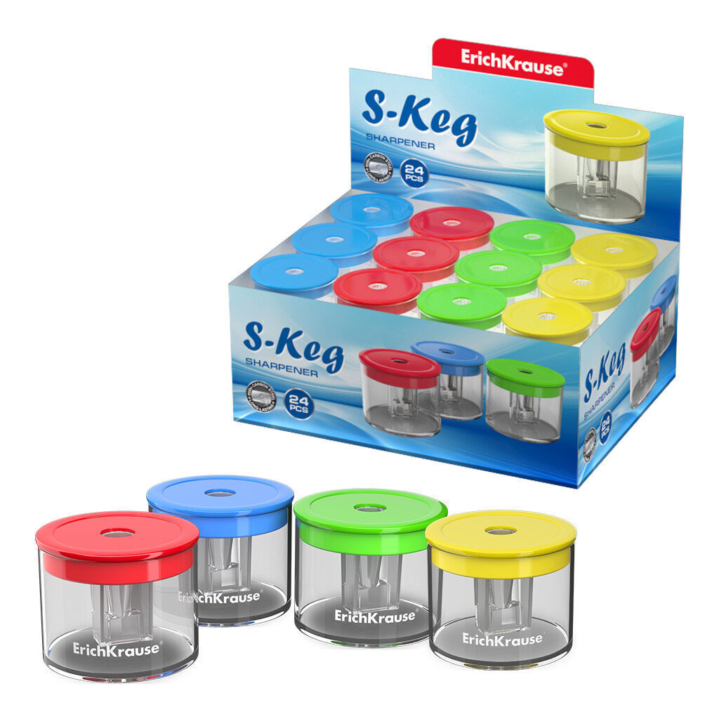 Точилка пласт. с контейнером 1 отв. S-Keg