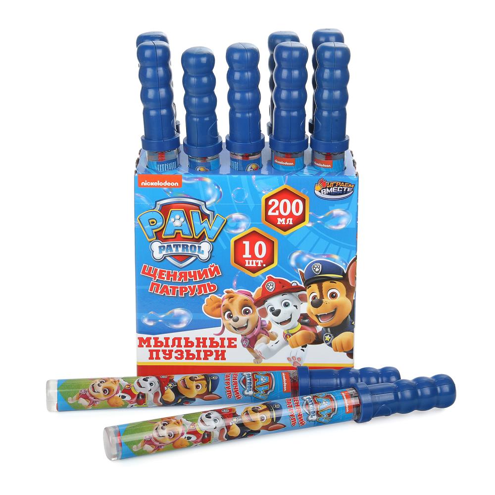 Мыльные пузыри Щенячий Патруль 200мл,в колбе 38см, кор.23,5*10,5*38см ИГРАЕМ ВМЕСТЕ