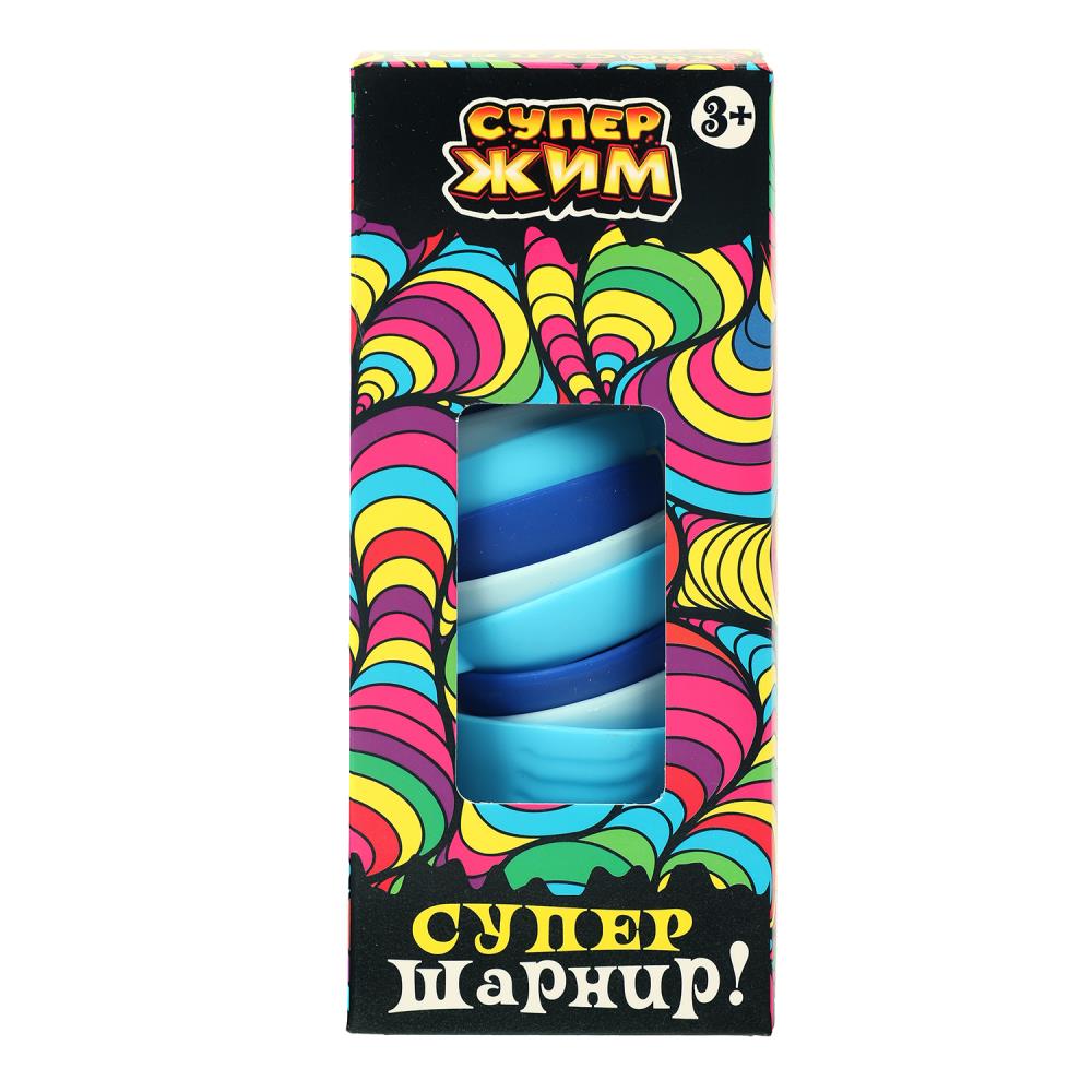 Игрушка-антистресс шарнирная 19 см акула, коробочка Супер Жим в кор.4*28шт