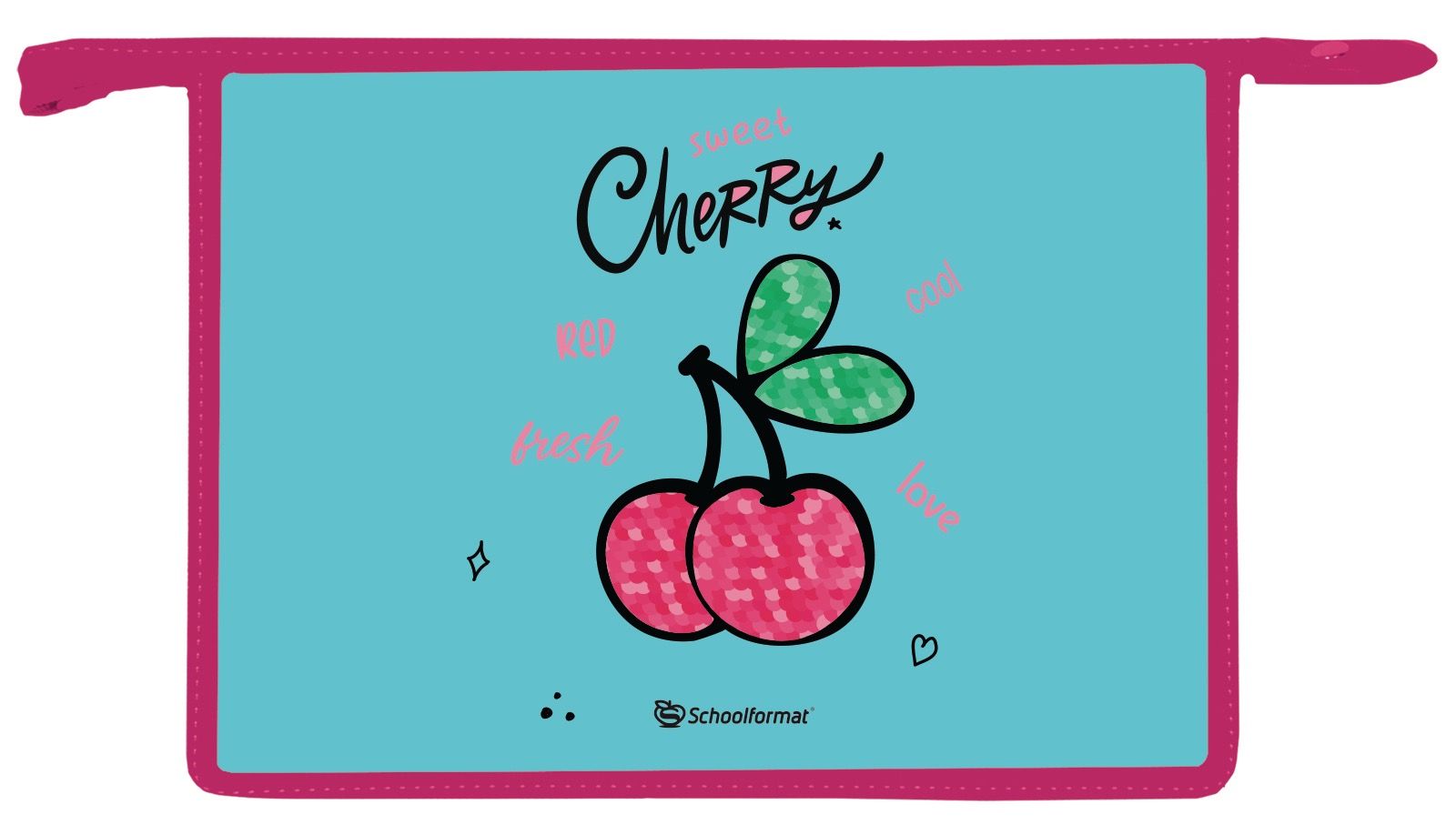 Папка для тетрадей 1 отделение А4 Schoolformat CHERRIES