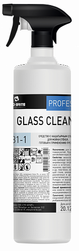 Средство для мытья стекол "Pro-Brite" 1л Glass Cleaner курок