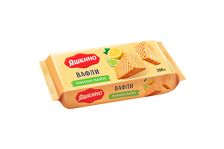 «Яшкино», вафли «Лимон-Лайм», 300 г
