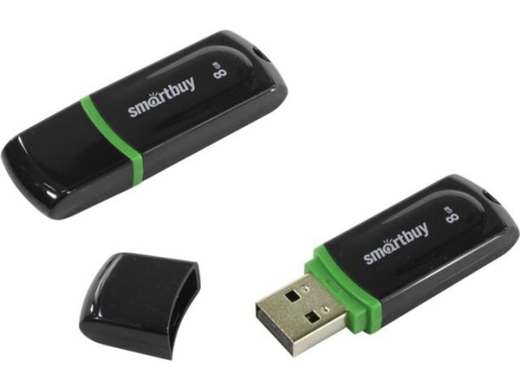 Флеш-драйв 8 GB USB Smartbuy Paean Black Smartbuy