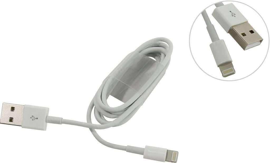 Дата - кабель Smartbuy USB - 8-pin для Apple , 1м., белый 158851