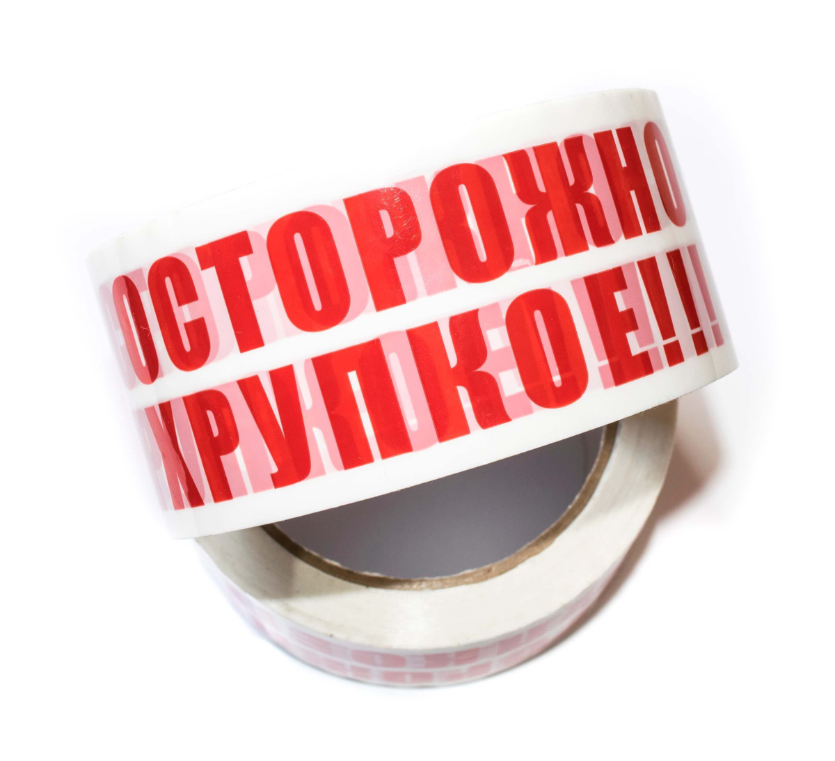 Клейкая лента 48мм*66м 47мкм "ОСТОРОЖНО ХРУПКОЕ!!!"