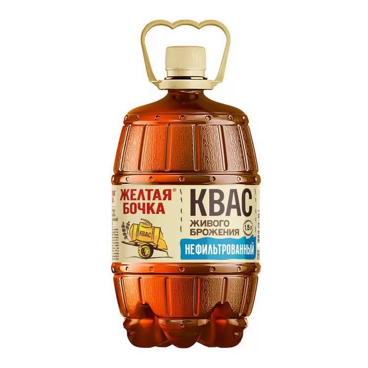 Квас Желтая Бочка 1,5 л