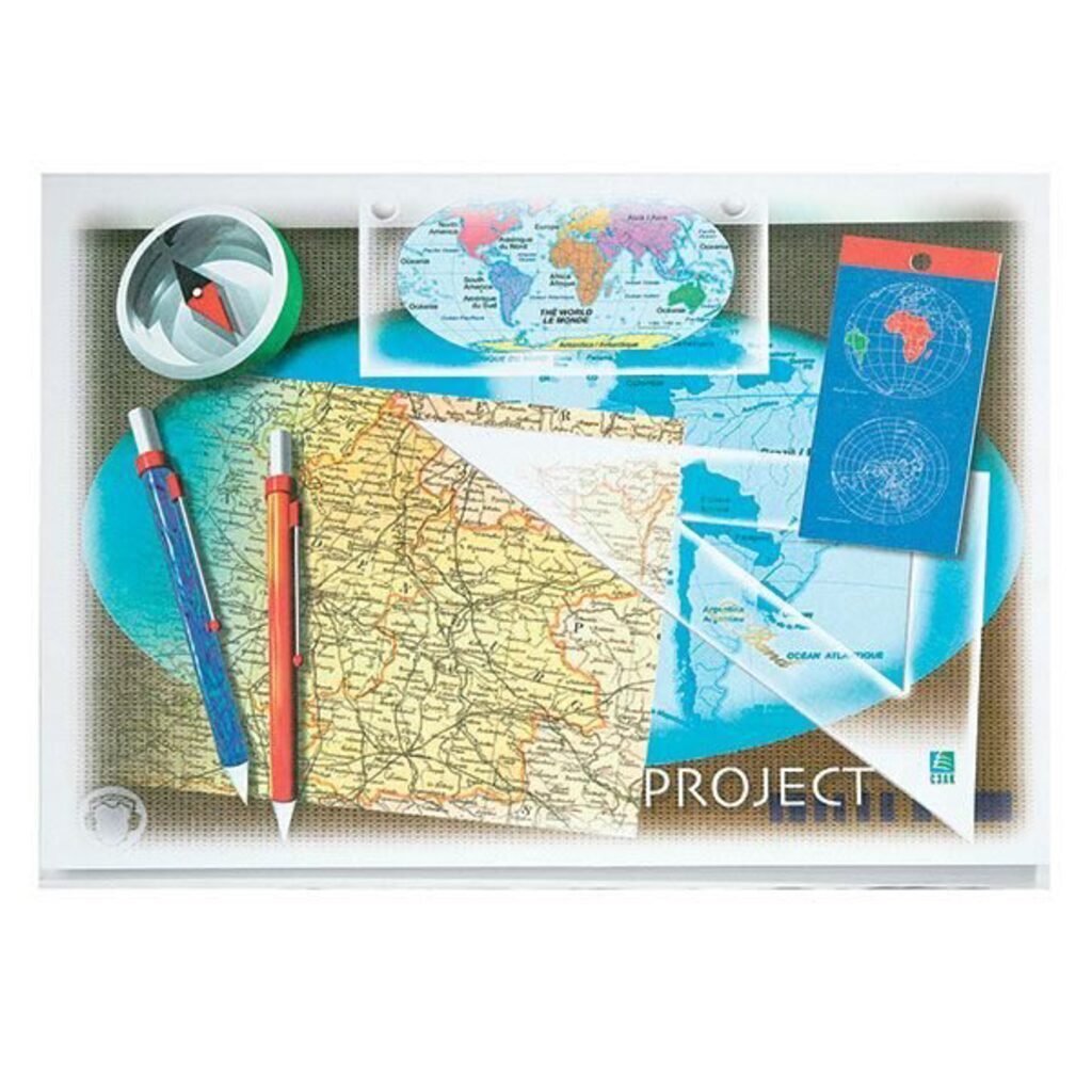 Папка для черчения А4 10л. "Циркуль 1", пл. 200 г/м2 11308