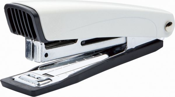 Степлер KW-TRIO №10 на 10 листов металл, антистеплер, белый цвет