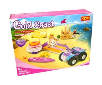 Конструктор ВN-138/BF-156 "Друзья. Пляж" 96дет, в к/кор 19*14*4,5см Xipoo, XP96011, 6+