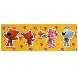 Игрушка деревянная Ми-ми-мишки вкладыш 30*10 см