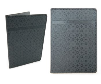 Обложка для паспорта CE-6028/CB-399 PASSPORT серый мерцающий, тиснение орнамент (2/500