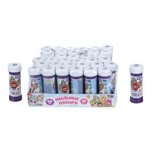 Мыльные пузыри 60 мл бутылочка, дисплей 23*23*11 см