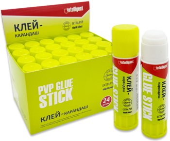 Клей карандаш 15 гр. INTELLIGENT DK-5 "Extra" PVP основа