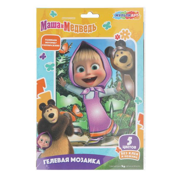 Мозайка гелевая Маша и Медведь МУЛЬТИ АРТ