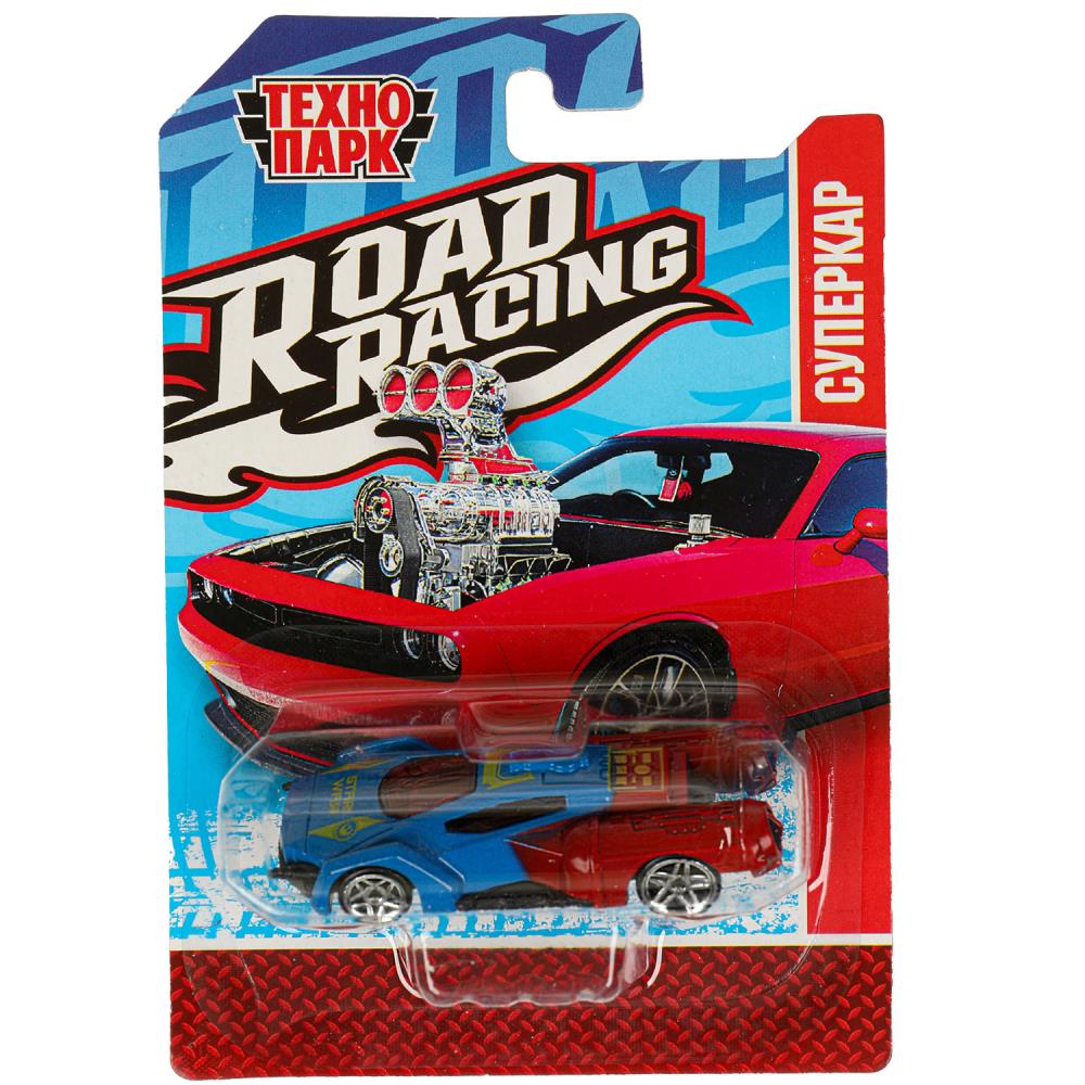 Машина металл ROAD RACING СУПЕРКАР 7 см, в ассорт, блист. Технопарк