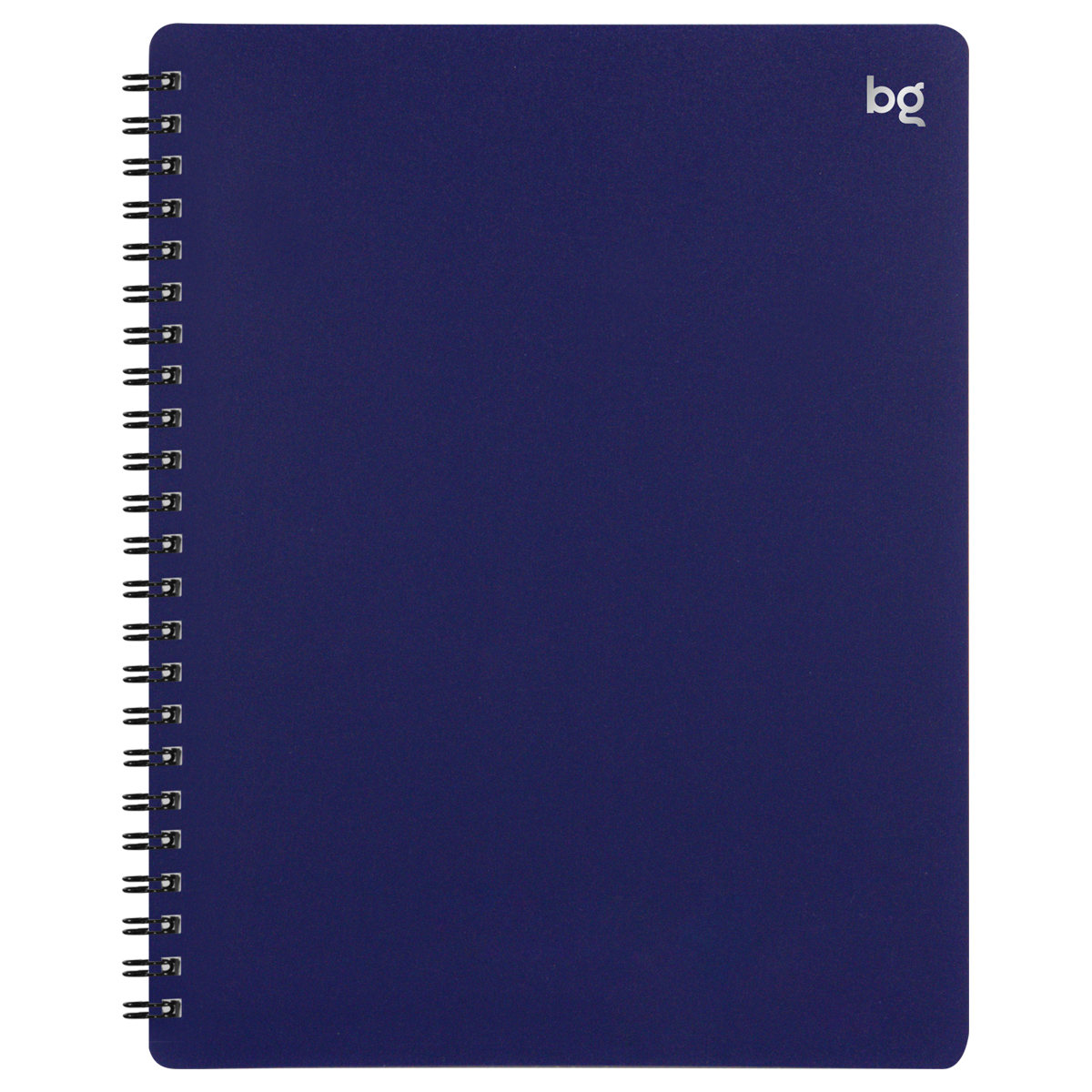 Тетрадь 60л. А5 клетка на гребне BG "Base", пластиковая обложка, синяя
