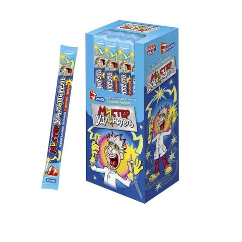 Жевательная резинка Мистер удлинитель (КОЛА) с кислой пудрой (Канди Клаб) (GUM043) 18гр*12 бл*30 шт