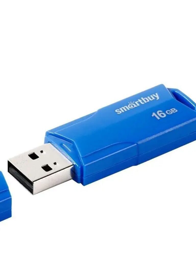 Флеш-драйв 16 GB USB 2.0 Smartbuy CLUE Blue Smartbuy