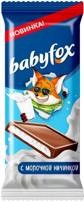 «BabyFox», молочный шоколад, 24 г