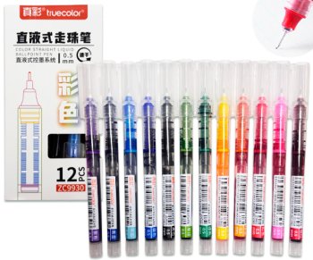 Ручки роллер набор 12 цв. DO-263 0,5мм, игольчатый стержень