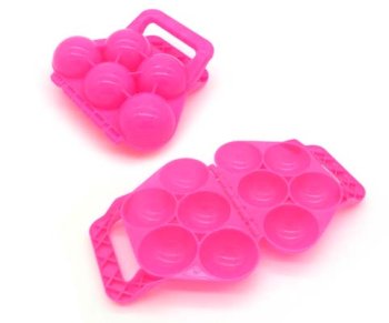 Игрушка Снежколеп BW-406 пластик, 5 шариков по 6 см, 18*16*6 см