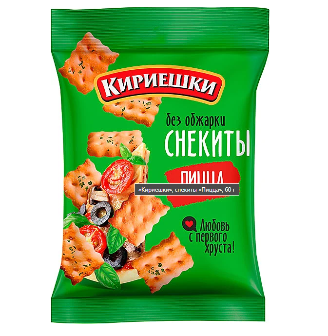«Кириешки», снекиты «Пицца», 60 г
