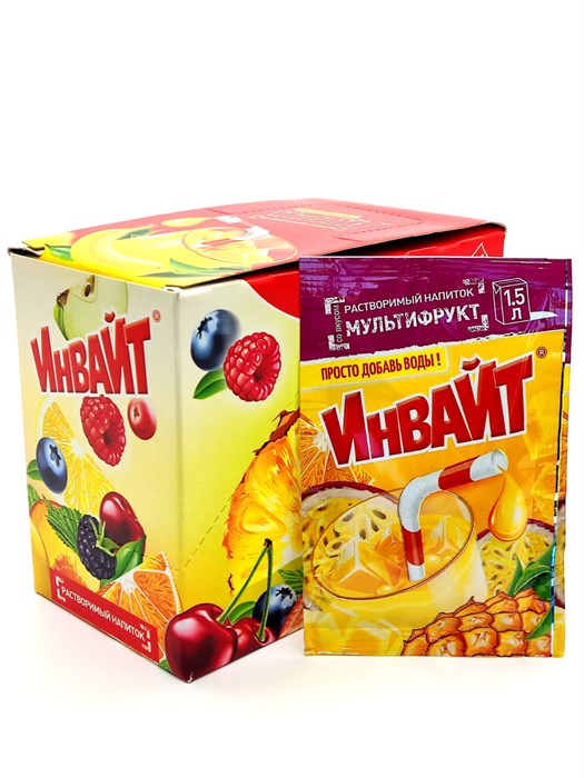 Растворимый напиток ИНВАЙТ-ЮПИ Мультифрукт  12 гр