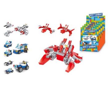 Конструктор ВК-447 98-120дет, в пакете, для мальчиков, ассорти, S+S Best ценник