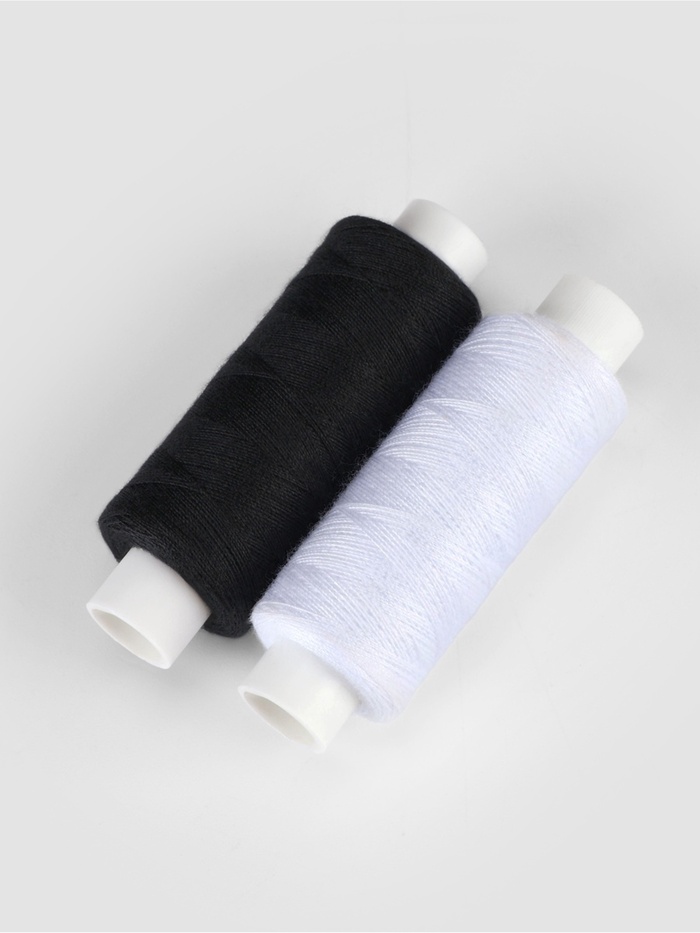 Нитки «Монохром», 40/2, 200 м, 2 шт., разноцветные