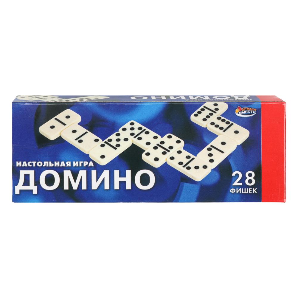 Игра логическая домино в коробке ИГРАЕМ ВМЕСТЕ в кор.2*180шт