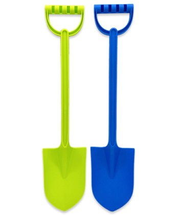 Лопата DM-302 52см, ширина 11см, пластиковая, заостренная, ассорти