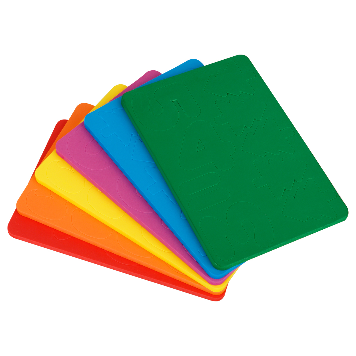 Набор для купания ТРИ СОВЫ "Аква Математика", EVA, 5 плашек, 57 элементов