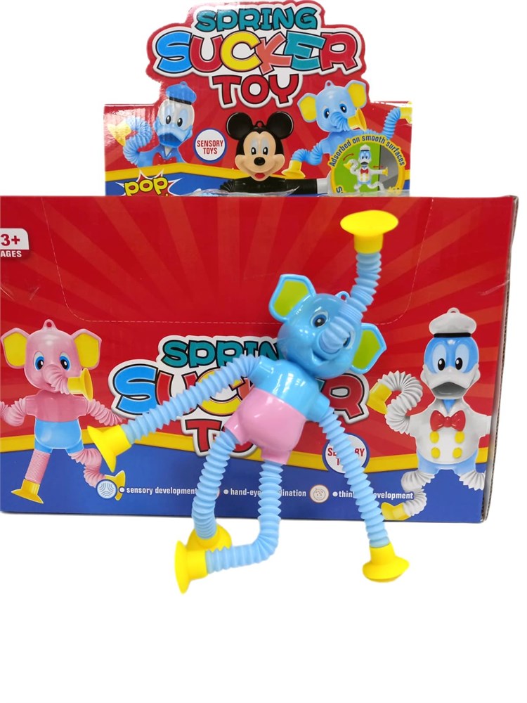 Игрушка - антистресс Слон на присосках в пакете 12 см  00-2871