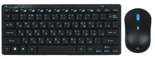 Клавиатура+мышь беспр. DEXP KM-1006BU, USB