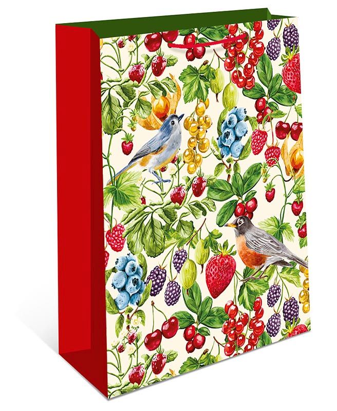 Пакет подар. бумажн. 33*42*10 см, 130гр/м2  Ягоды 248881