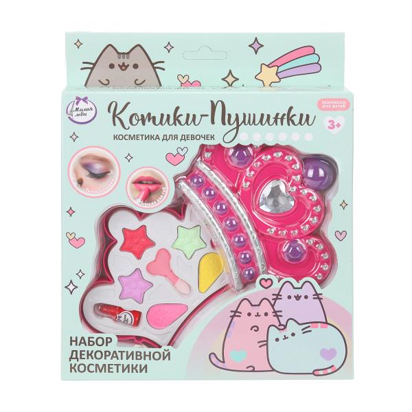 Косметика ДЛЯ ДЕВОЧЕК тени, помада, аппликатор, кор МИЛАЯ ЛЕДИ