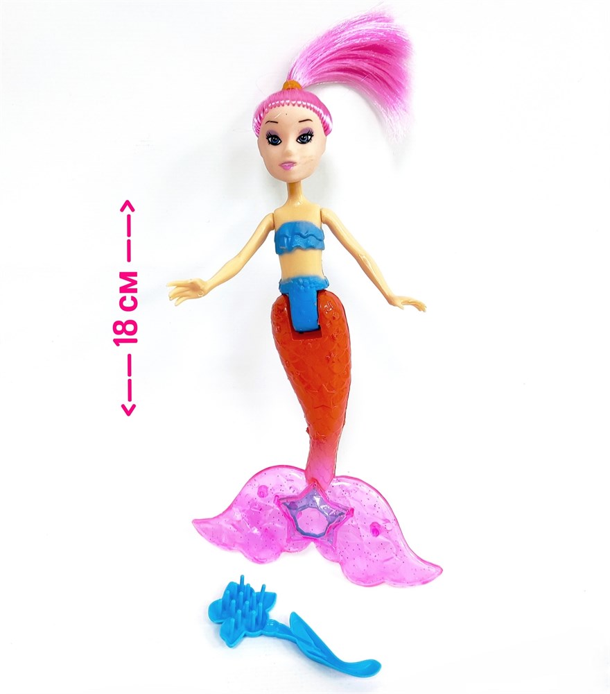 Русалка Аврора с аксесс. в пак. 18х3х25 см 200030893